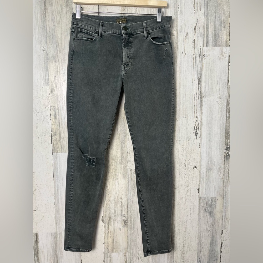 Mother The Charmer Skinny Ankle Grayish/Greenish
Denim Jeans Women's 30